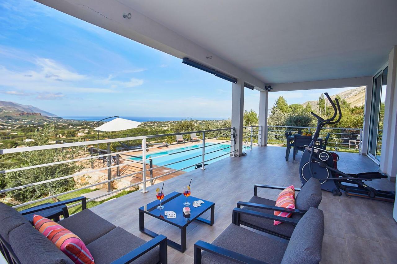 Villa Luxury Con Piscina Privata Vista Mare - Castellammare Del Golfo Esterno foto