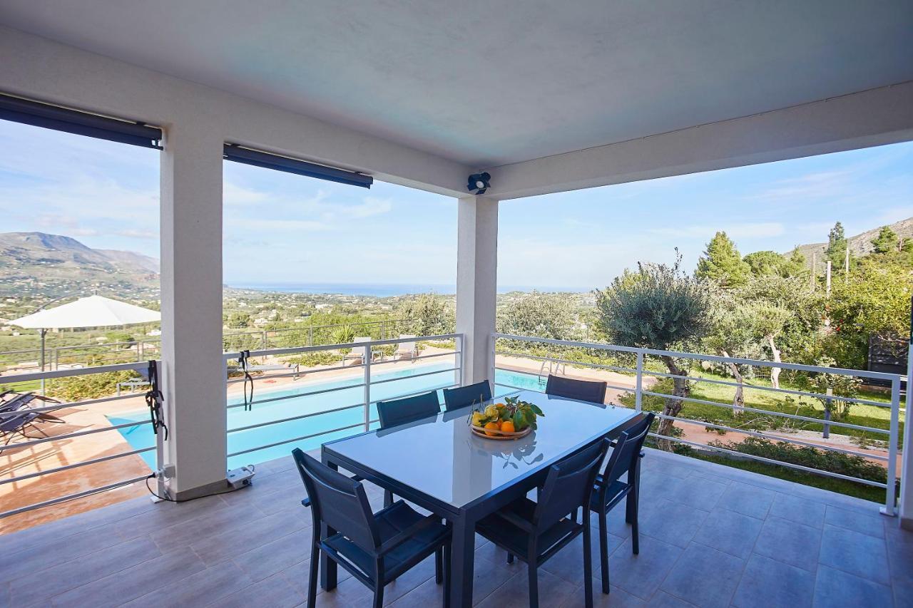 Villa Luxury Con Piscina Privata Vista Mare - Castellammare Del Golfo Esterno foto
