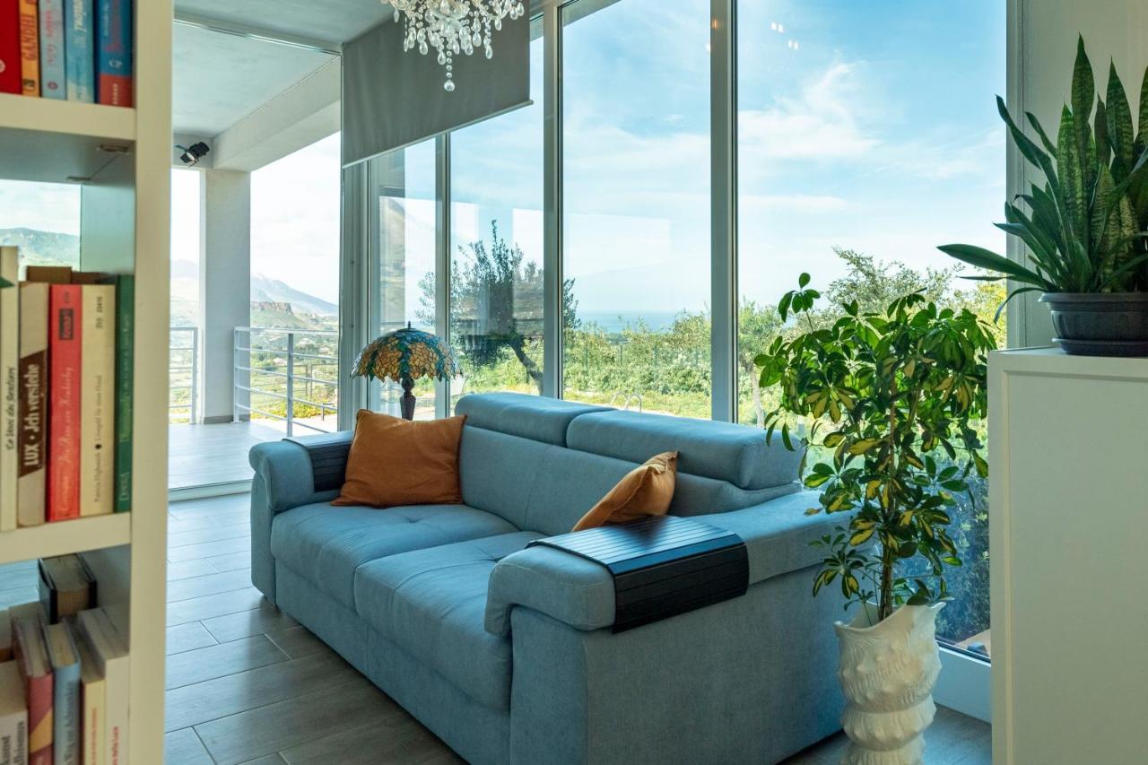 Villa Luxury Con Piscina Privata Vista Mare - Castellammare Del Golfo Esterno foto