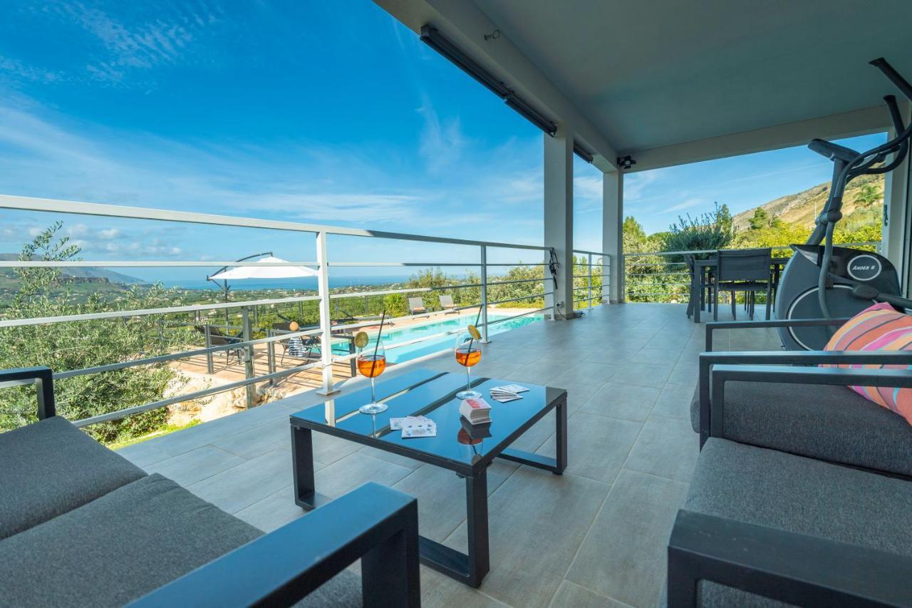 Villa Luxury Con Piscina Privata Vista Mare - Castellammare Del Golfo Esterno foto